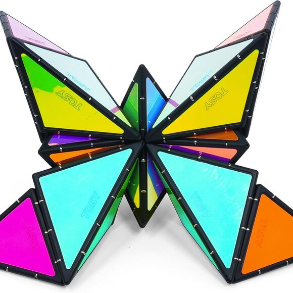 Innovative Glow-In-The-Dark Magnet Pyramid Set: 12 Pieces for STEM Learning Fun - Picture 8 of 9